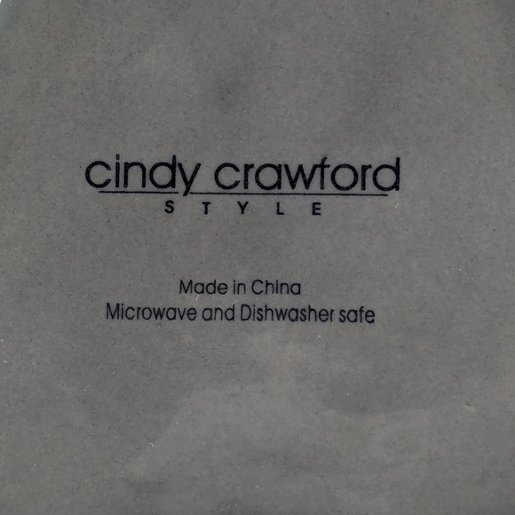 Cindy Crawford leaf plate, ceramic olive green autumn leaf dish - Picture 7 of 8